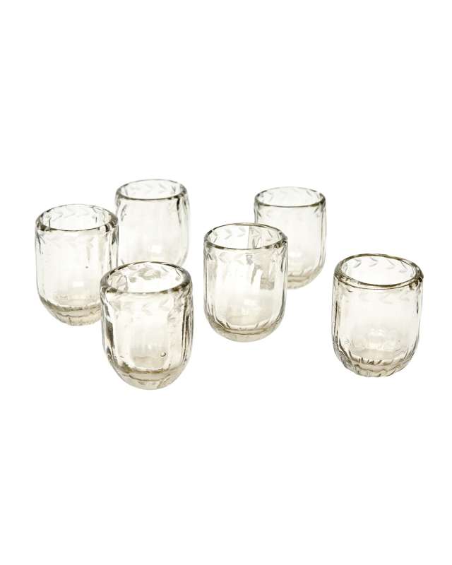 Pequenas Acanaladas, Set of 6